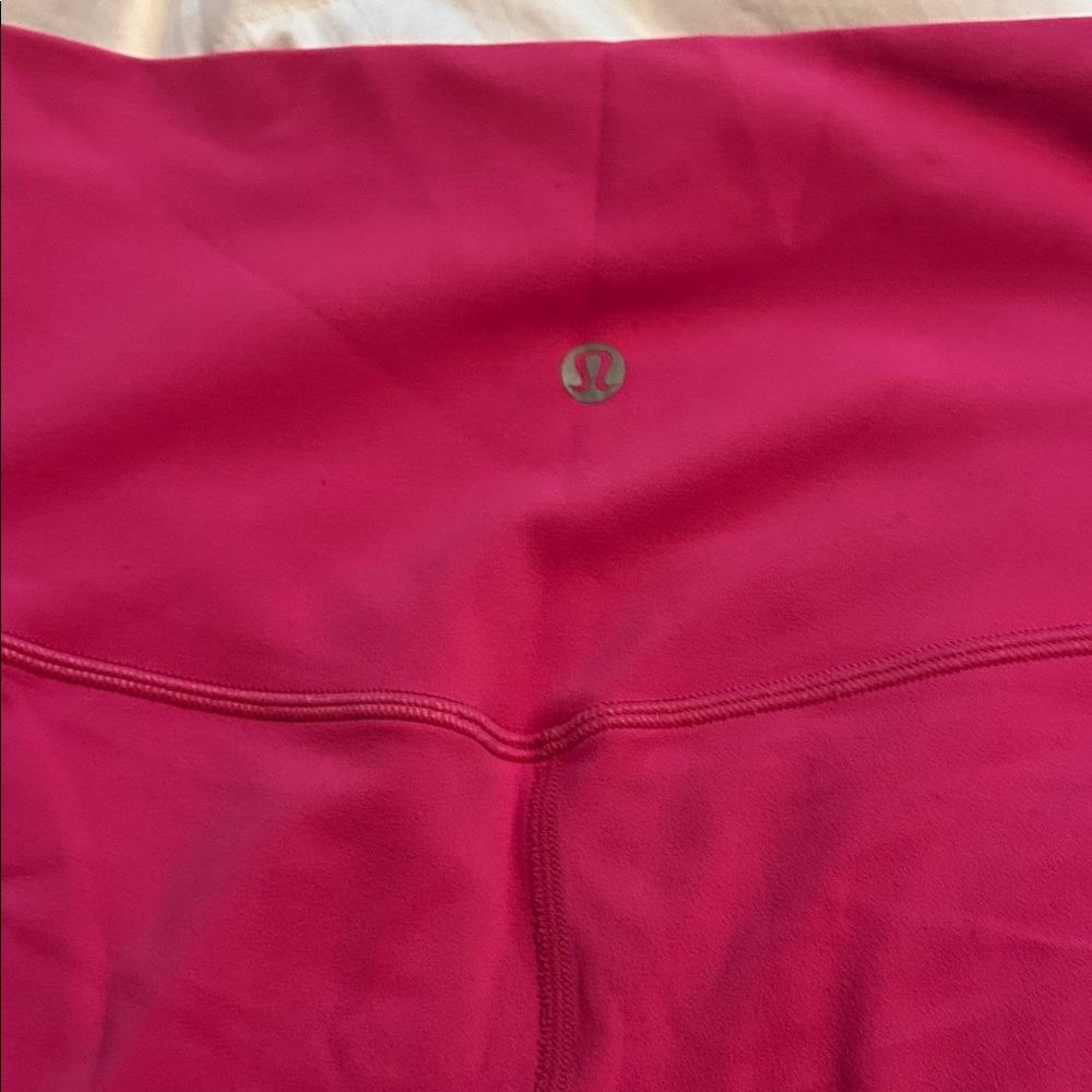 lululemon athletica Bright Pink High-Rise Leggings
